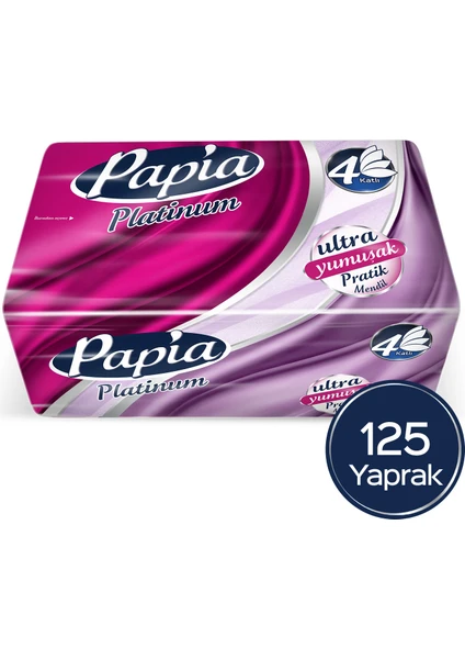 Papia Platinum Pratik Mendil 125'li