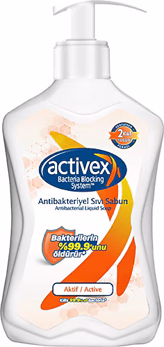 Activex Antibakteriyel Aktif Sıvı Sabun 500 ml