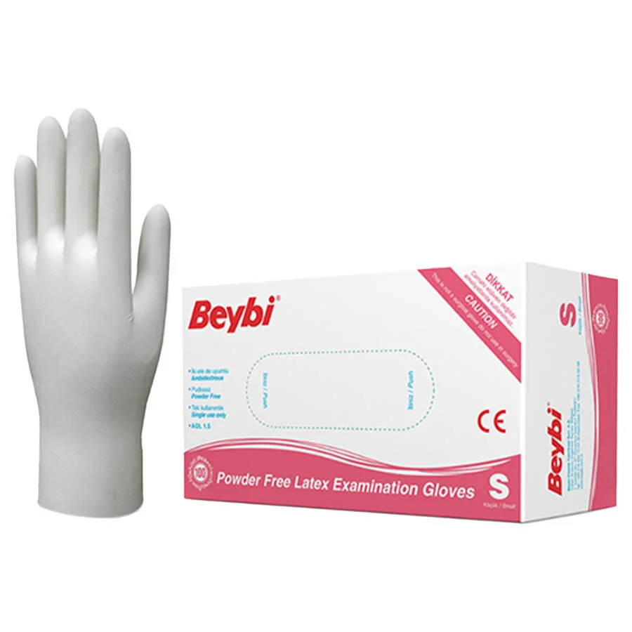 Beybi Lateks Eldiven Pudrasız Small 100'lü Paket