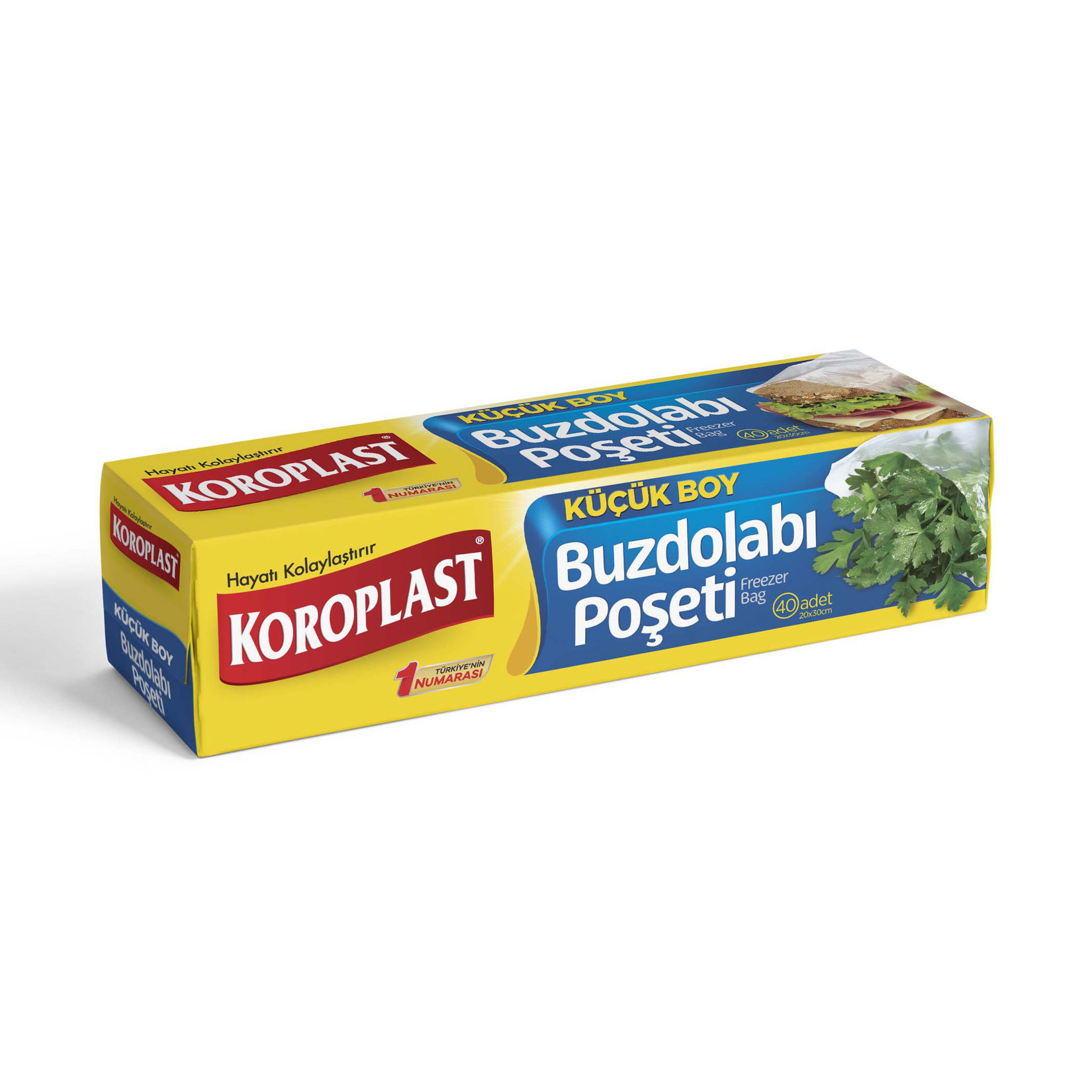 Koroplast Küçük Boy Buzdolabı Poşeti 40'lı