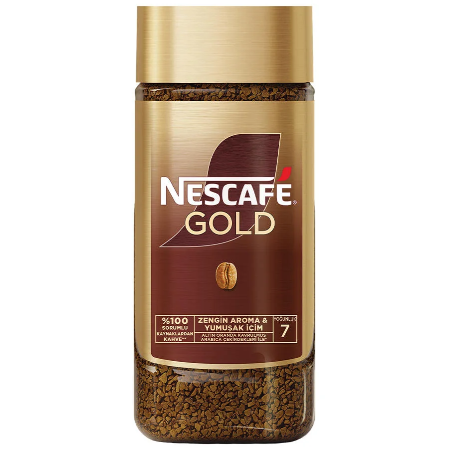 Nescafe Gold 200 gr. Kavanoz Çözünebilir Kahve