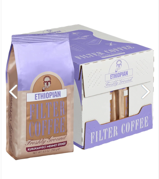 Kurukahveci Mehmet Efendi 250gr. Ethiopian 12 Adet