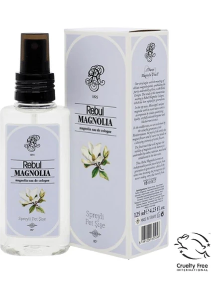 Rebul 125ml Magnolıa Kolonya Pet Şişe