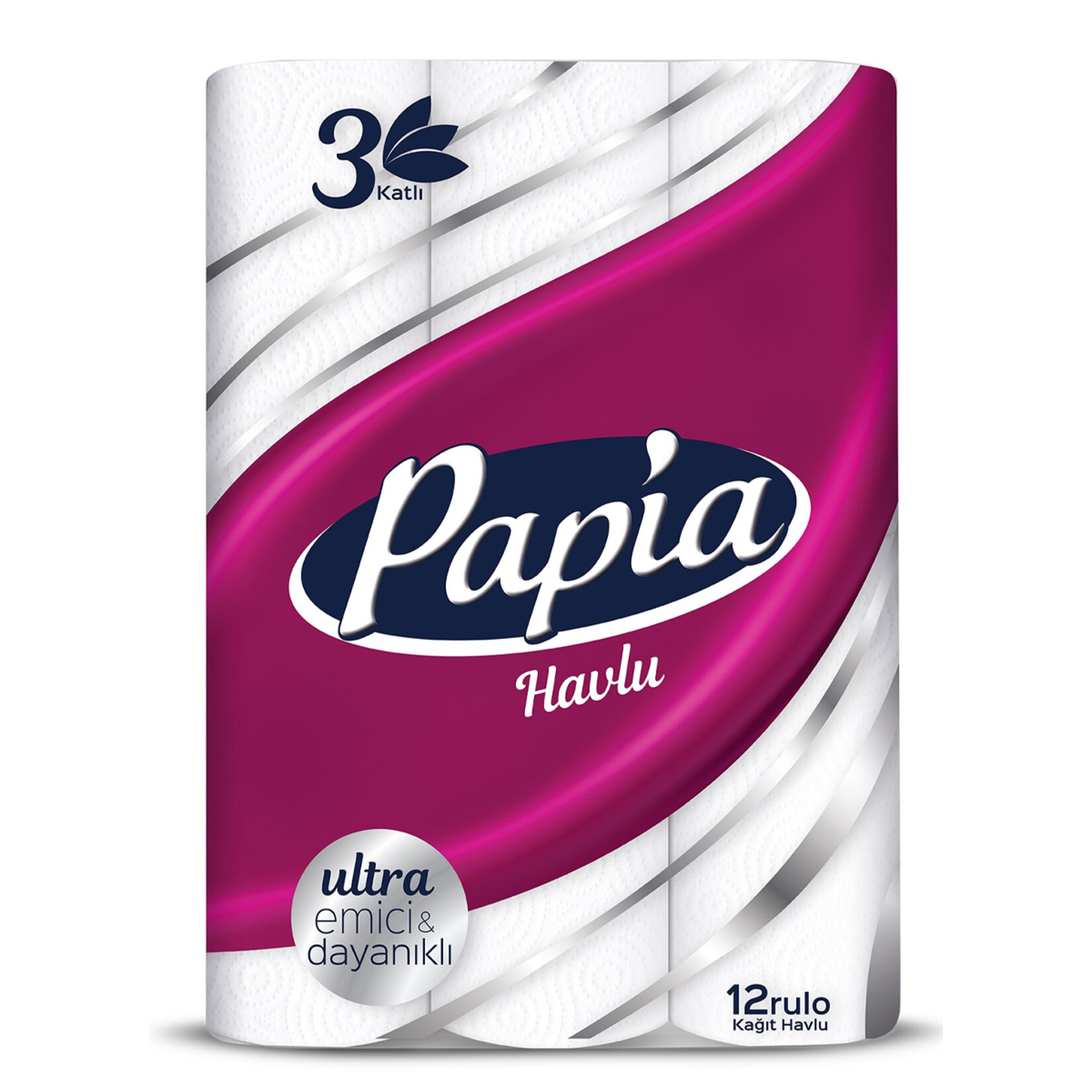 Papia Havlu 12'li Kağıt Havlu