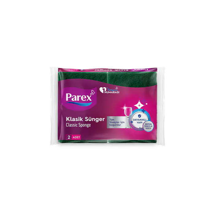 Parex Klasik Düz Sünger 2'li