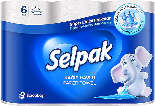 Selpak 6'lı Kağıt Havlu