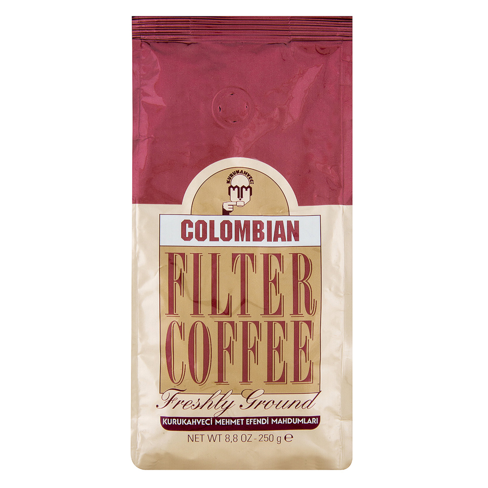 Kurukahveci Mehmet Efendi 250gr.  Ögütülmüs Colombian Filtre Kahve