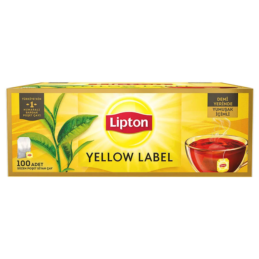 Lipton Yellow Label 100'lü Bardak Poset Çay