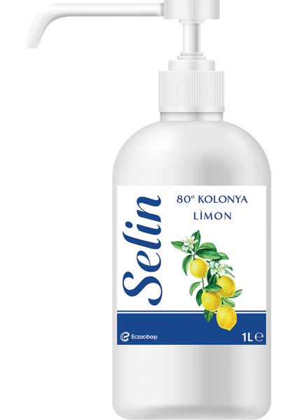 Selin Limon Kolonyası Sprey Pompalı 1 Litre